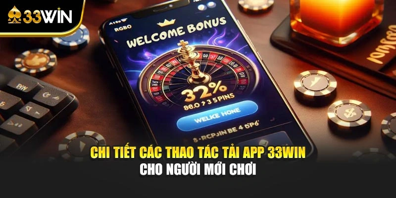 Tải App 33win - Trải Nghiệm Cá Cược Mượt Mà Nhất 2026 2 Chi tiết các thao tác tải app 33win cho người mới chơi